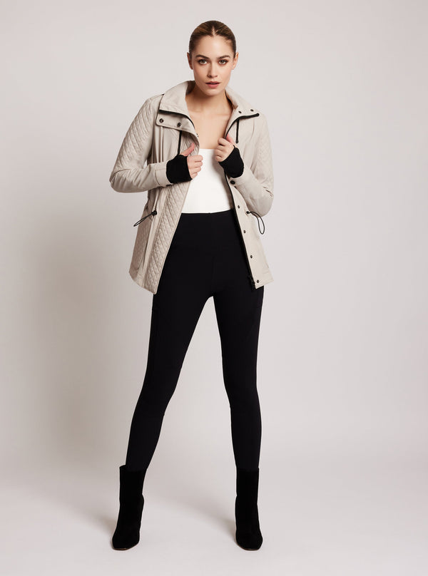 Blanc Noir Mastermind Quilted Anorak FINAL SALE Clay