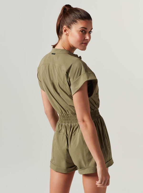 Blanc Noir Mastermind Romper - Mermaid - FINAL SALE Mermaid