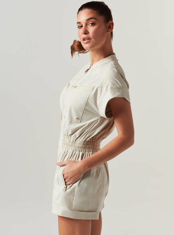 Blanc Noir Mastermind Romper - Rainy Day - FINAL SALE Rainy Day