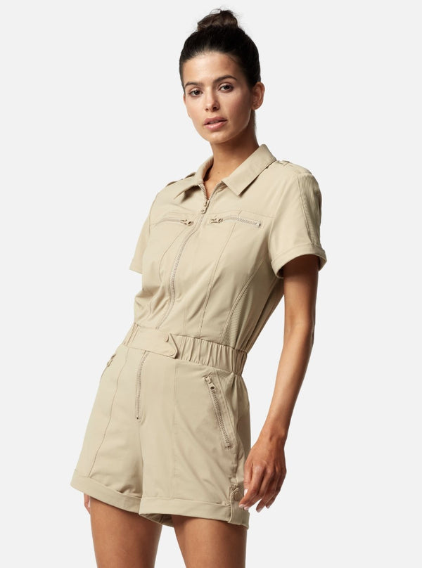 Blanc Noir Mastermind Romper - Safari - FINAL SALE SAFARI