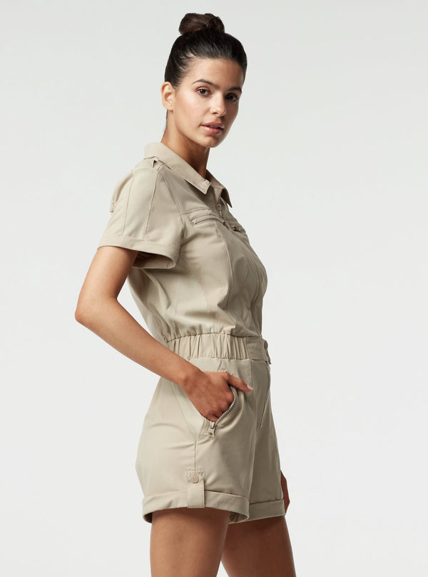 Blanc Noir Mastermind Romper - Safari - FINAL SALE SAFARI