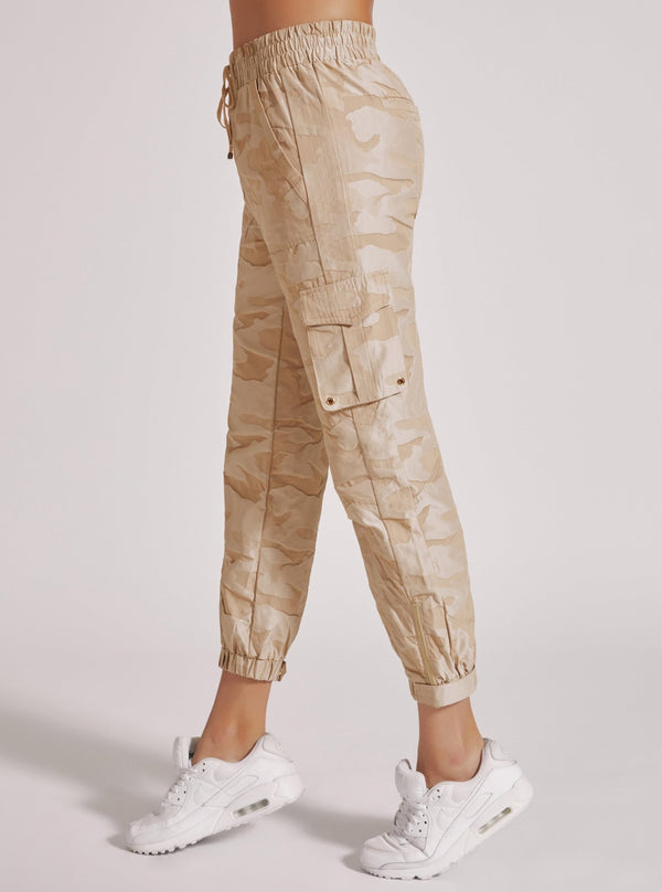 Blanc Noir New Camo Pant Gold Trims Irish Cream IRISH CREAM/ GOLD