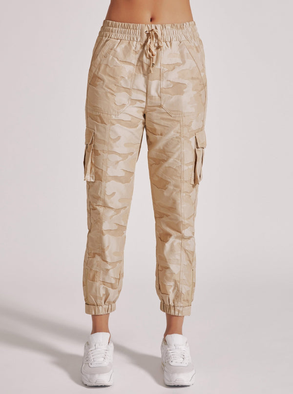 blanc noir New Camo Pant Gold Trims Irish Cream IRISH CREAM/ GOLD