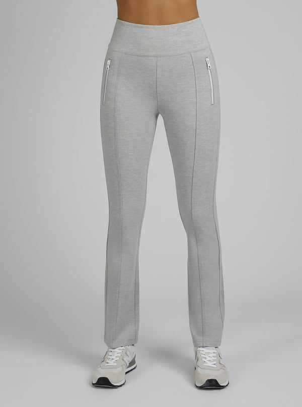 Blanc Noir New Kendal Straight Leg Pant LT Heather Grey