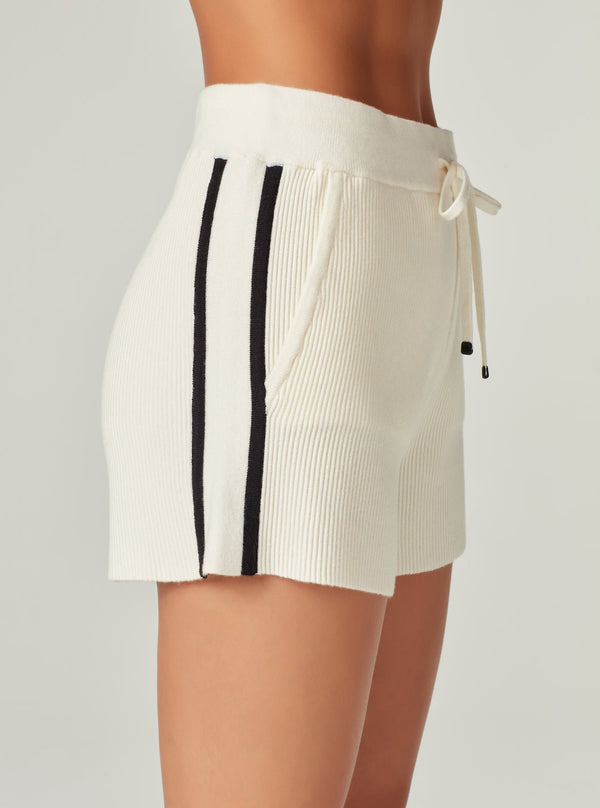 blanc noir Portola Short - Whisper White - final sale Whisper White