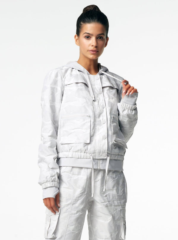 blanc noir SKYFALL AVIATOR JACKET - FINAL SALE LIGHT GREY CAMO