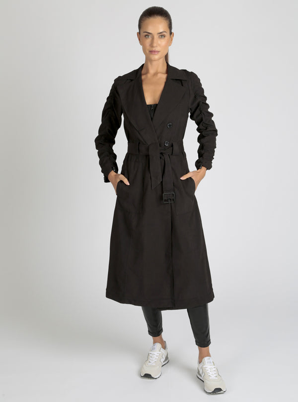 Blanc Noir Soft Penelope Trench - FINAL SALE Burnt Olive