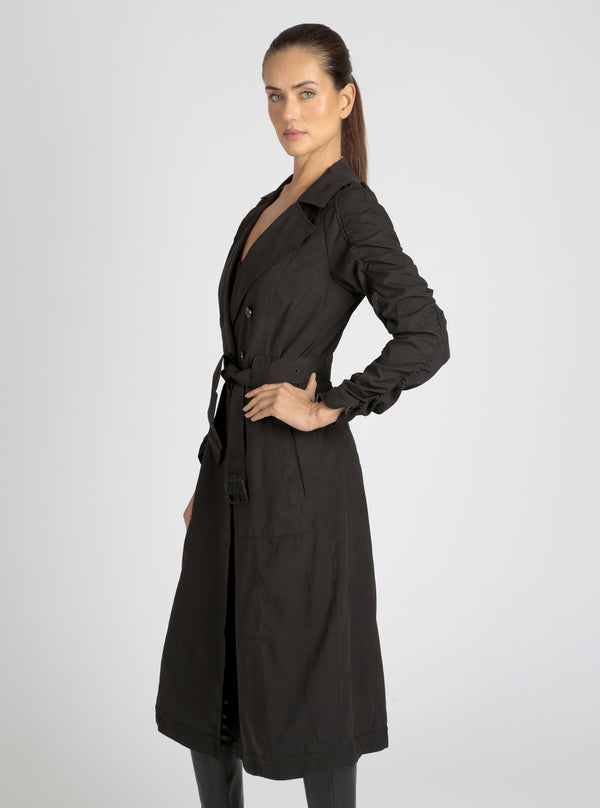 Blanc Noir Soft Penelope Trench - FINAL SALE Burnt Olive