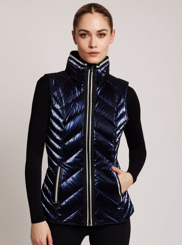 Blanc Noir Super Hero Vest With Reflective Trim Dark Forest