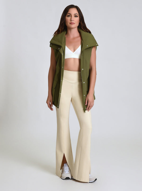 Blanc Noir Svetlana Oversize Vest - FINAL SALE Warm Taupe