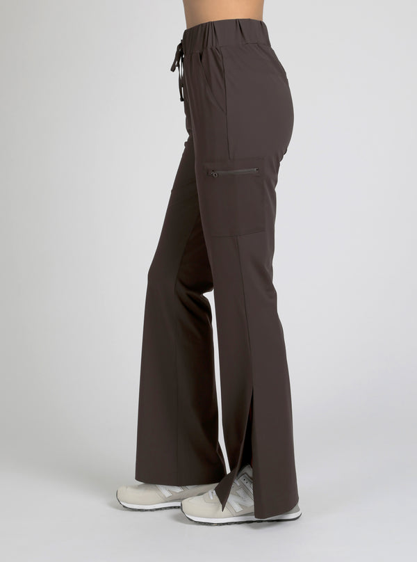 Blanc Noir Tectonic Kick Flare Pant - Sella Brown Sella