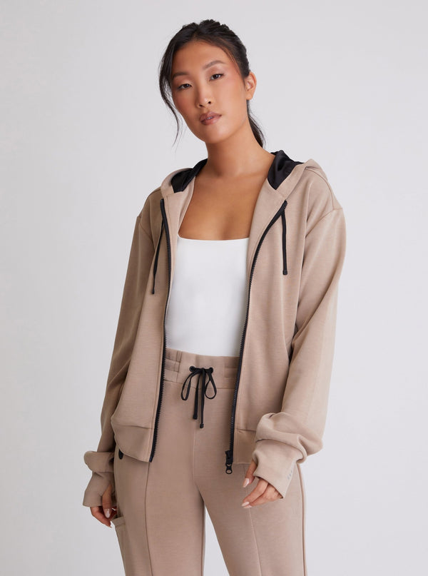 blanc noir Travel Twin: Brooke Reflective Hoodie Portabella