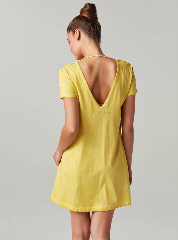 Blanc Noir VINTAGE SUNWASH TEE DRESS FINAL SALE GOLDFINCH