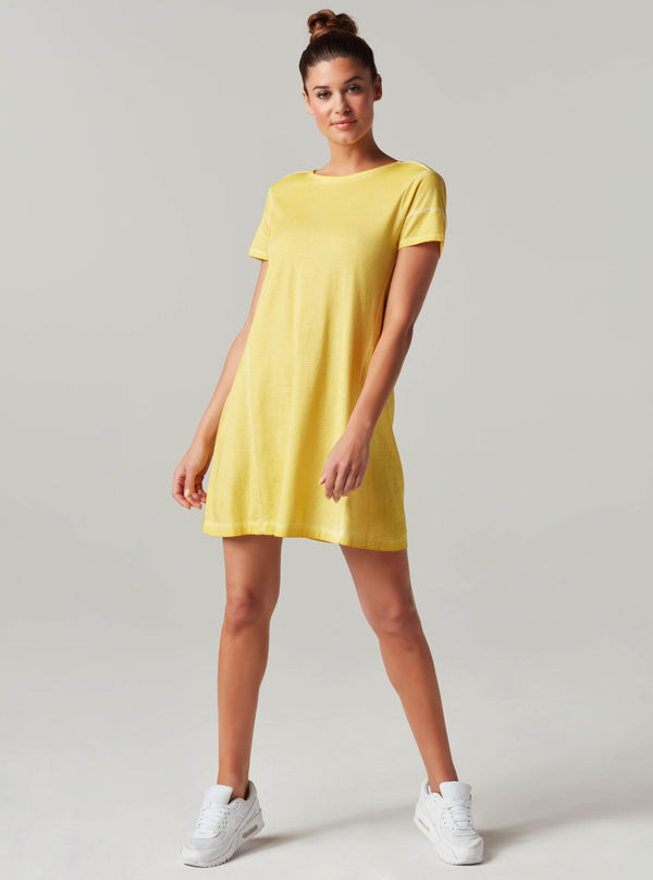 Blanc Noir VINTAGE SUNWASH TEE DRESS FINAL SALE GOLDFINCH