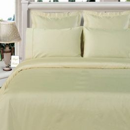 blancho bedding 100% Bamboo Ivory Duvet cover set(King/Cal-King)