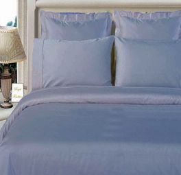 blancho bedding 100% Bamboo Lt-Blue Duvet cover set(King/Cal-King)