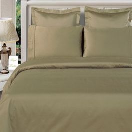 blancho bedding 100% Bamboo Sage-Green Duvet Cover Set(King/Cal-King)