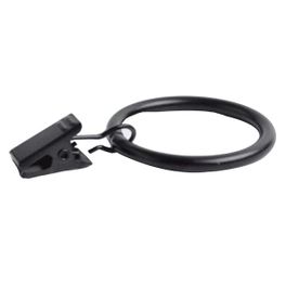 blancho bedding 20 PCS Shower Curtains Bathroom Accessories Hooks Black Iron Curtain Rings