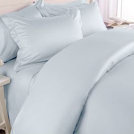 blancho bedding 3-PC Twin Size Solid Down Alternative Comforter Set 450 Thread count