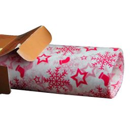 blancho bedding 50 PCS Baking Parchment Wax Paper Nougat Candy Wrapper Packing Oil Paper 25X21.8 CM Snowflake