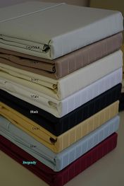 blancho bedding 600 Thread count Pin Stripe King Size Sheet Sets