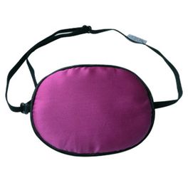 blancho bedding Adult Kids Amblyopia Strabismus Lazy Eye Adjustable Soft Pirate Eye Patch Single Eye Mask (Adult) f