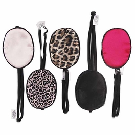 Blancho Bedding Adult Silk Sleep Eye Patch For Lazy Eye Amblyopia Treatment Brown Leopard Print