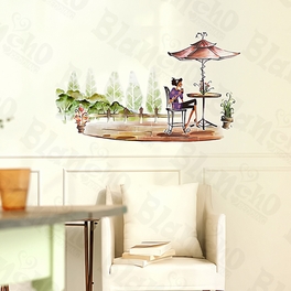 blancho bedding Afternoon Tea - Large Wall Decals Stickers Appliques Home Decor