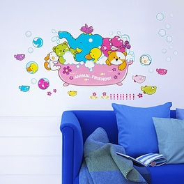 blancho bedding Animal Friends-2 - Wall Decals Stickers Appliques Home Decor
