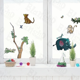blancho bedding Animal Friends-5 - Wall Decals Stickers Appliques Home Decor