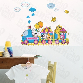 blancho bedding Animal Train - Wall Decals Stickers Appliques Home Decor