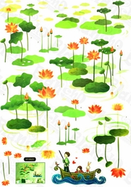Blancho Bedding Attractive Lotus - Wall Decals Stickers Appliques Home D¨¦cor