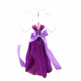 Blancho Bedding [Babydoll Dress] Jewelry Display Holder Figure Stand Purple