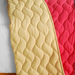 Blancho Bedding [Barefoot Angel ] 3PC Vermicelli-Quilted Patchwork Quilt Set (Full/Queen Size)