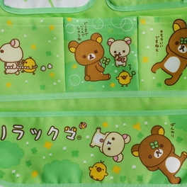 Blancho Bedding [Bear & Chicken] Green/Wall Hanging/ Hanging Baskets / Wall Baskets / Baskets (14*20)