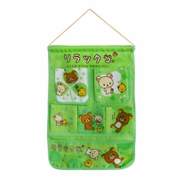 blancho bedding [Bear & Chicken] Green/Wall Hanging/ Hanging Baskets / Wall Baskets / Baskets (14*20)