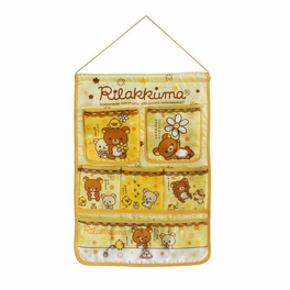 blancho bedding [Bear & Flowers] Yellow/Wall Hanging/ Wall Baskets / Hanging Baskets/ Baskets (14*20)