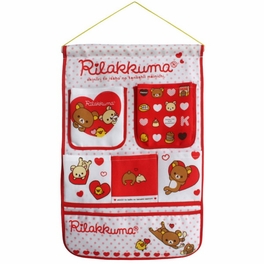 blancho bedding [Bear & Heart] Red/Wall Hanging/ Wall Organizers / Wall Baskets / Hanging Baskets (15*21)