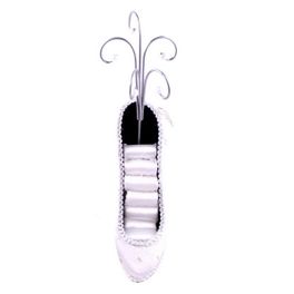 blancho bedding Beautiful Shoe Ring Display Bride White