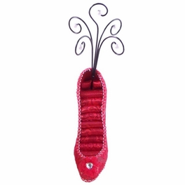 Blancho Bedding Beautiful Shoe Ring Display Heart Red