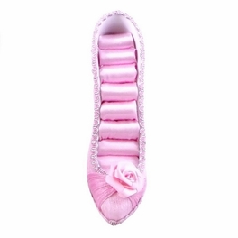 Blancho Bedding Beautiful Shoe Ring Display Rose Lightpink