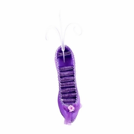 Blancho Bedding Beautiful Shoe Ring Display Sheer Purple