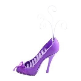 blancho bedding Beautiful Shoe Ring Display Sheer Purple
