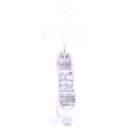blancho bedding Beautiful Shoe Ring Display Sheer White