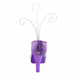 Blancho Bedding Beautiful Shoe Ring Display Tutu Purple