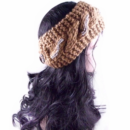 Blancho Bedding Beautiful Women Decorative Head Warp/Headband/Headwear CARAMEL