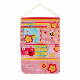 blancho bedding [Bee & Flowers] Pink/ Wall Hanging/ Wall Organizers / Wall Baskets / Baskets (14*20)