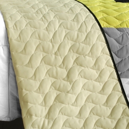 Blancho Bedding [Bee's Garden] Brand New Vermicelli-Quilted Patchwork Quilt Set Full/Queen