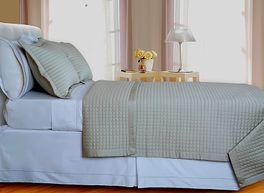 blancho bedding Beige Tan Checkered Coverlet Set Egyptian cotton 400 Thread count Reversable(King/Calking Size)