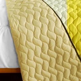 Blancho Bedding [Best Home Decoration] 3PC Vermicelli-Quilted Patchwork Quilt Set (Full/Queen Size)